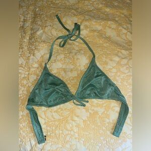 Green bikini top